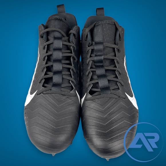 Nike Alpha Menace Pro 2 Low Football Cleats Men\'s Size 16 Black Shoes CV6477-001